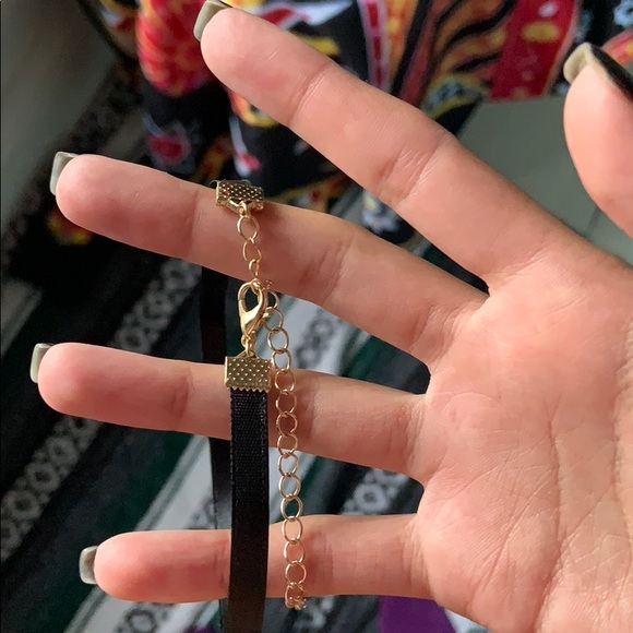 Black Ribbon Choker - Picture 3 of 3